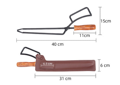 ForgeFather Leather Firewood Carrier
